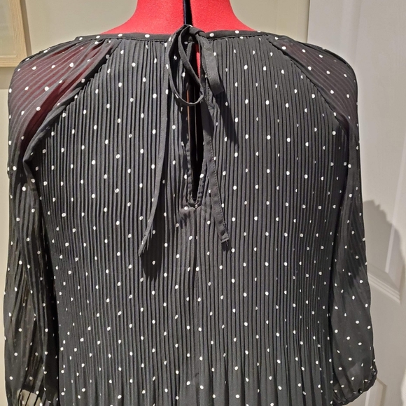 Navy polka dot dress - Picture 2 of 2